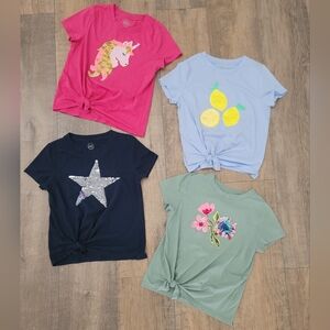 WONDER NATION | Tie Front T-shirt 4-Pack